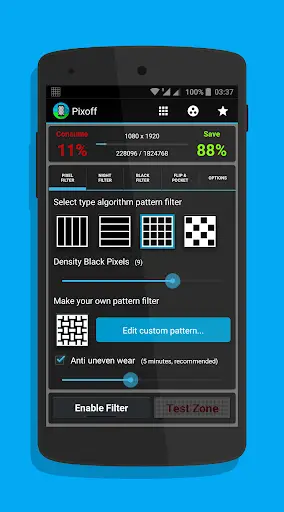 Pixoff: Battery Saver स्क्रीनशॉट 1