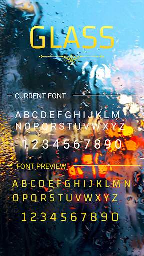 Glass Font for FlipFont , Cool Fonts Text Free 3 تصوير الشاشة