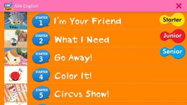 All4 English screenshot 2