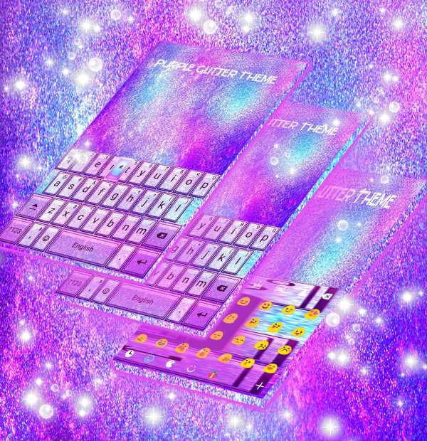 Purple Glitter Theme screenshot 4