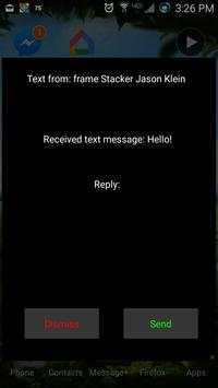 Quick SMS Reply screenshot 1