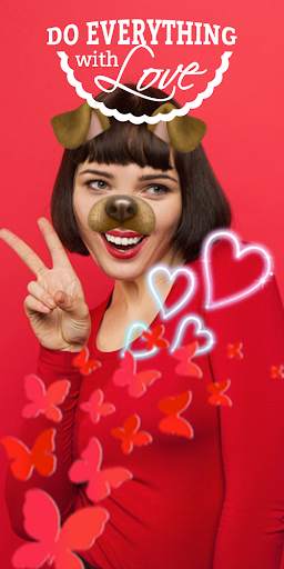 Love Camera selfie Photo Editor screenshot 6