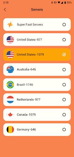 Spin VPN screenshot 2