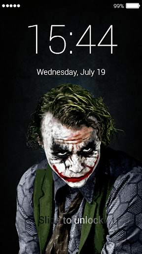 Card Joker Lock Screen ART screenshot 1