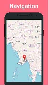 🛰️Offline Maps & Navigation by GPS: Myanmar screenshot 1