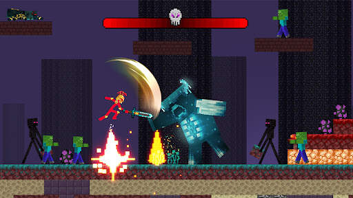 Stickman vs Craftman screenshot 4