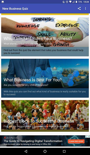 New Business Quiz screenshot 2