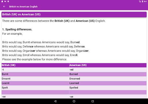 English Grammar App screenshot 12