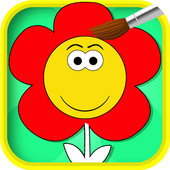 Color Me Flower For Toddlers icon