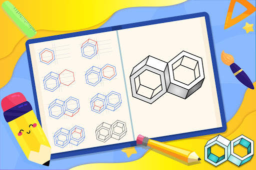 Learn How to Draw 3D Shapes screenshot 4