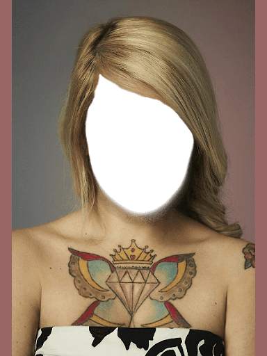 Women Tattoo Face Montage 5 تصوير الشاشة