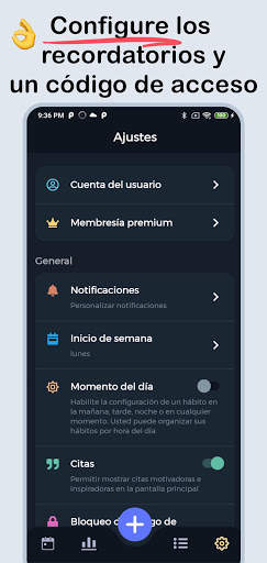 Habit360 - Lista de hábitos screenshot 7