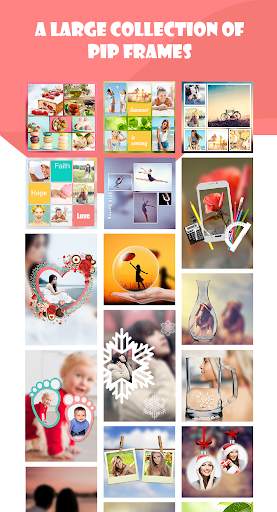 Pip camera editor & photo collage-blur background screenshot 7