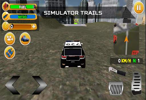 Police 4x4 Jeep Simulator 3D screenshot 1