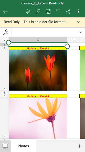 Camera to Excel Converter screenshot 8
