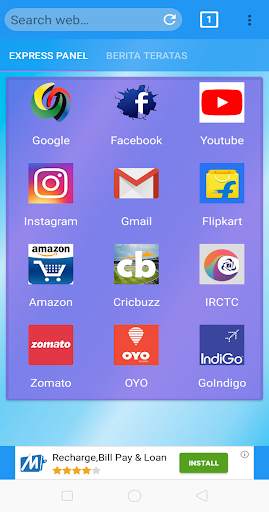 KAI Browser screenshot 1