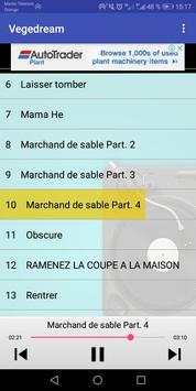 Vegedream Chansons screenshot 2