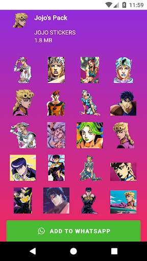 JOJO Stickers screenshot 3