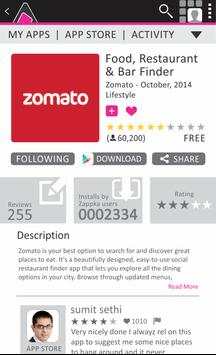 Zappka- Discover Apps Socially screenshot 6