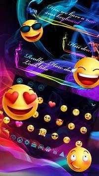 Цветная клавиатура SMS Smoke скриншот 3