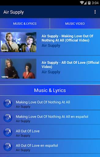 Air Supply - Popular Songs screenshot 1