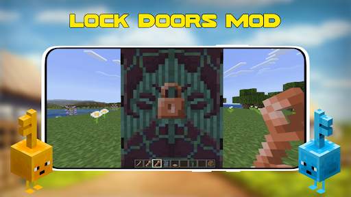 Lock Doors Mod For Minecraft screenshot 4