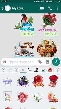 Good Morning Stickers For Whatsapp screenshot 1