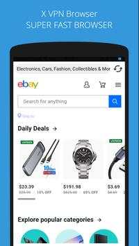 X browser pro: vpn browser free - Super Fast, mini screenshot 4