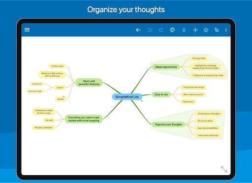 SimpleMind Lite - Mind Mapping screenshot 9