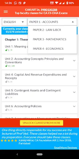 CA Foundation screenshot 3