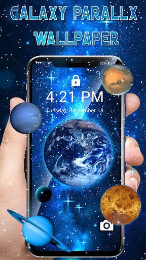 Galaxy Parallax Live Wallpaper screenshot 1