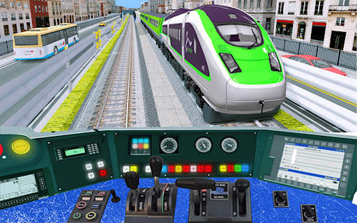 City Train Sim-Train Games 3D स्क्रीनशॉट 2