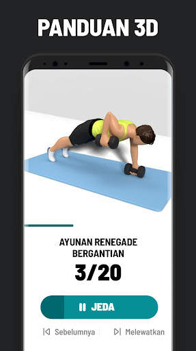 Latihan dumbbell di Rumah screenshot 5