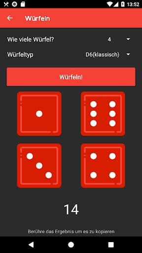 Randomizer  Zufallsgenerator - der Entscheider screenshot 2