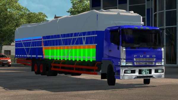 Mod Truck Fuso Bussid V3.1 screenshot 2