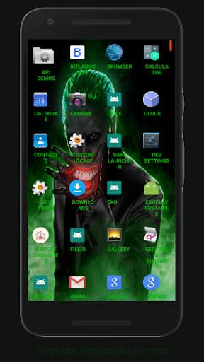 joker launcher for android 👨🏻‍🎤👩🏻‍🎤 screenshot 1