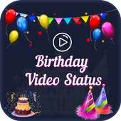 Birthday video status for whatsapp logo