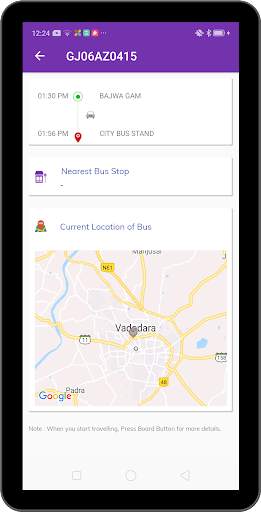 Vadodara Smart City Bus screenshot 4