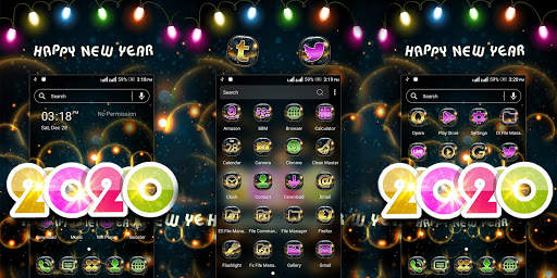 2020 New Year Launcher Theme screenshot 1