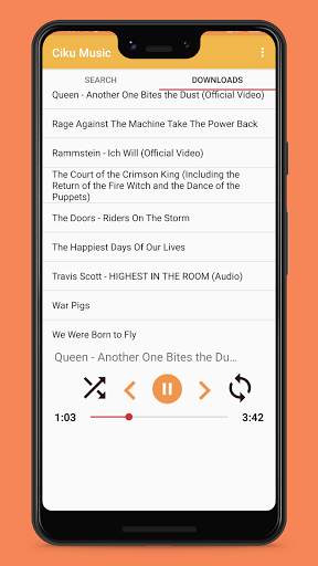 Ciku Music - Music Mp3 Downloader / Player screenshot 1