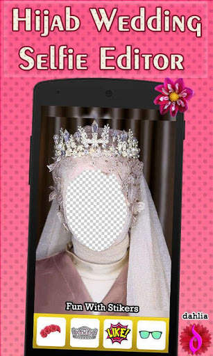 Hijab Wedding Frames Editor screenshot 4