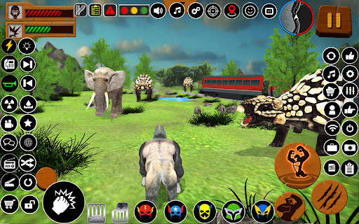 Angry Gorilla City Attack स्क्रीनशॉट 6