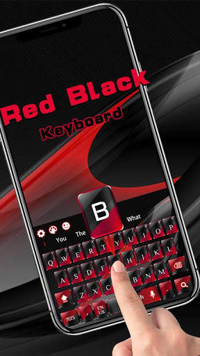 Red Black Keyboard screenshot 1