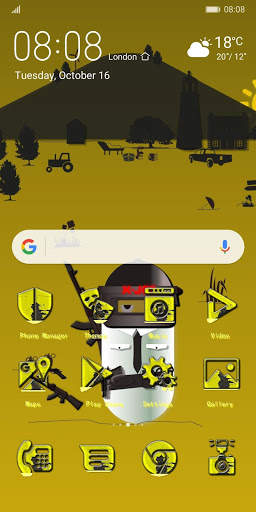 Theme EMUI 9 - Battle Theme screenshot 2