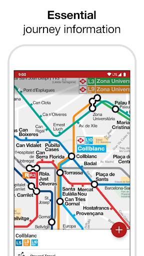 Barcelona Metro - TMB map and route planner screenshot 2