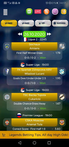 Bet Legends Betting Tips - Daily High Odds screenshot 5