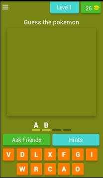 Pokemon Guessing screenshot 1