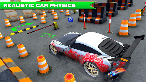 Sports Car Parking 3D: Real Driving School screenshot 2