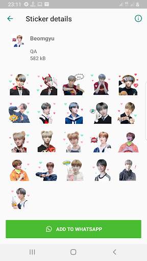 TXT WAStickerApps Kpop Idol for Whatsapp screenshot 1