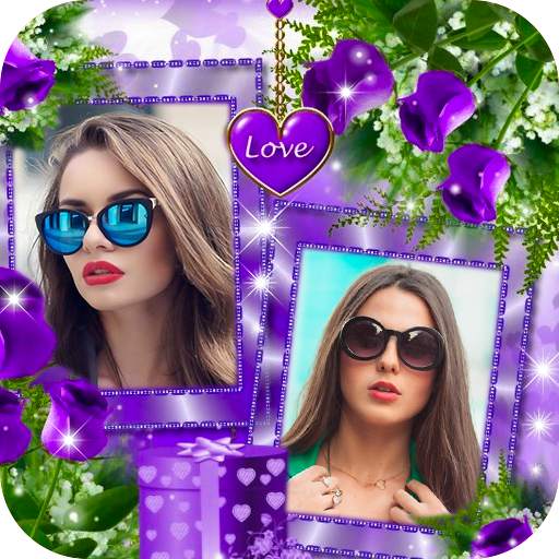 Flower Dual photo frames 1.5